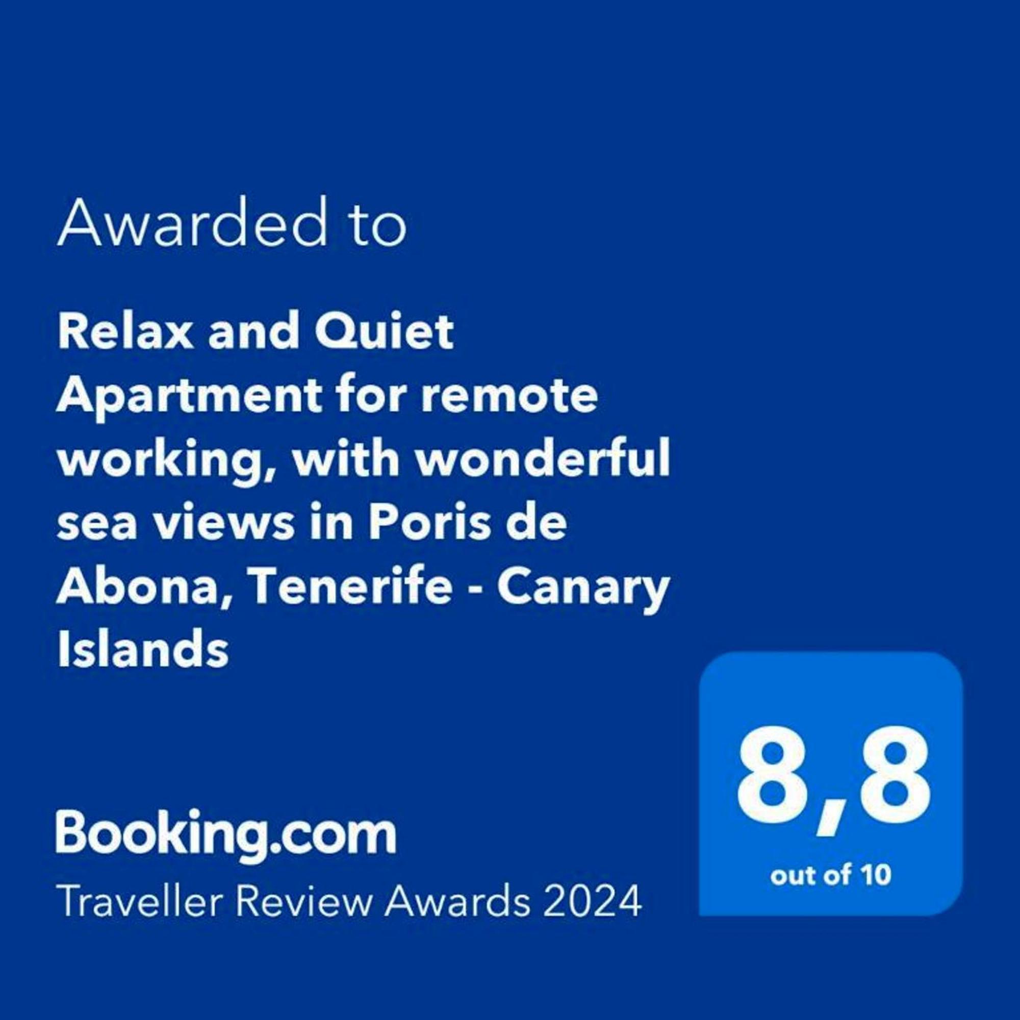 Relax And Quiet Apartment For Remote Working, With Wonderful Sea Views In Poris De Abona, Tenerife - Canary Islands Luaran gambar